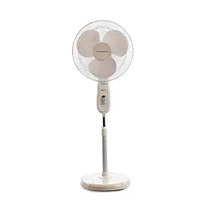 Crompton High Flo Neo Pedestal Fan High Speed 400 mm - KD White