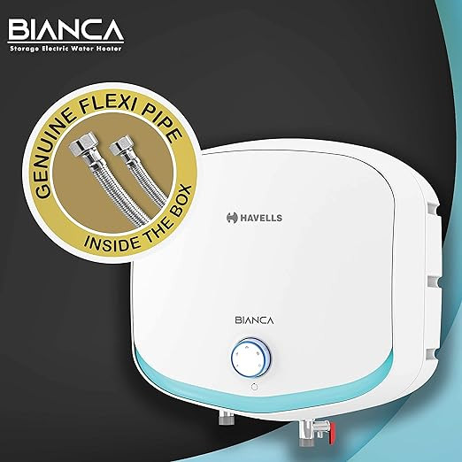 Havells Bianca 15-Litre Vertical Storage Water Heater (Geyser) White 5 Star