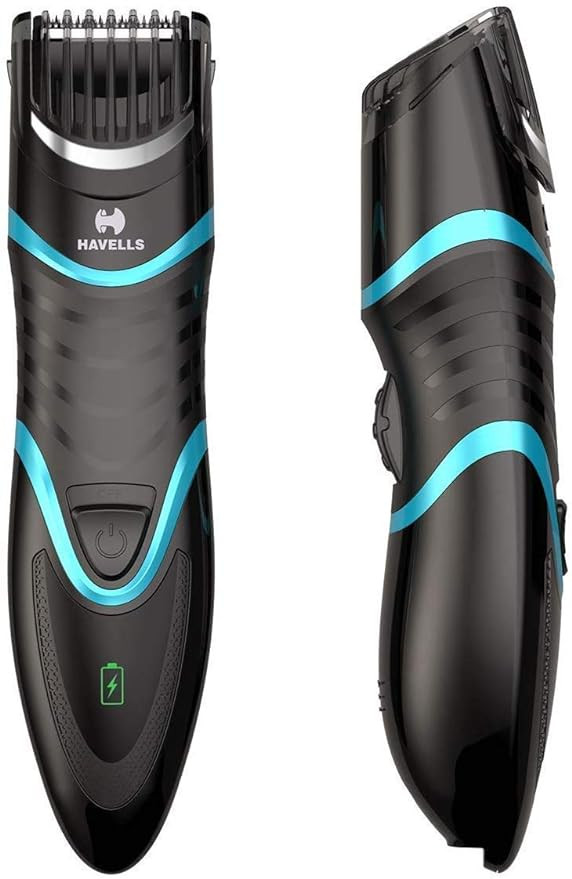 HAVELLS BT 9000 ZOOM WHEEL BEARD TRIMMER (BLACK & BLUE)