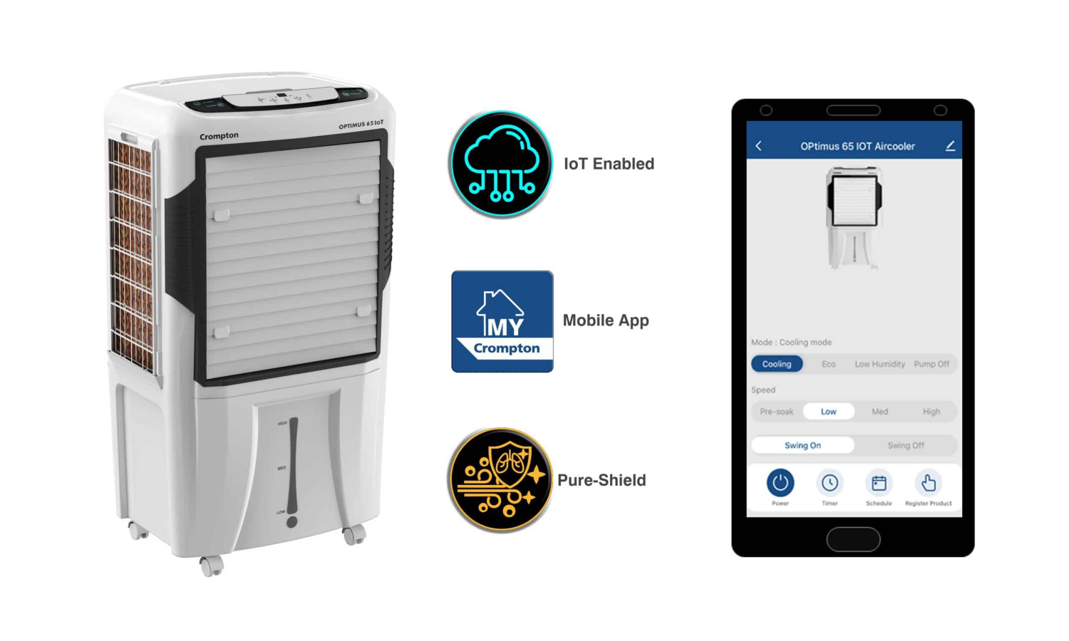 Optimus 65IoT Smart Air Cooler