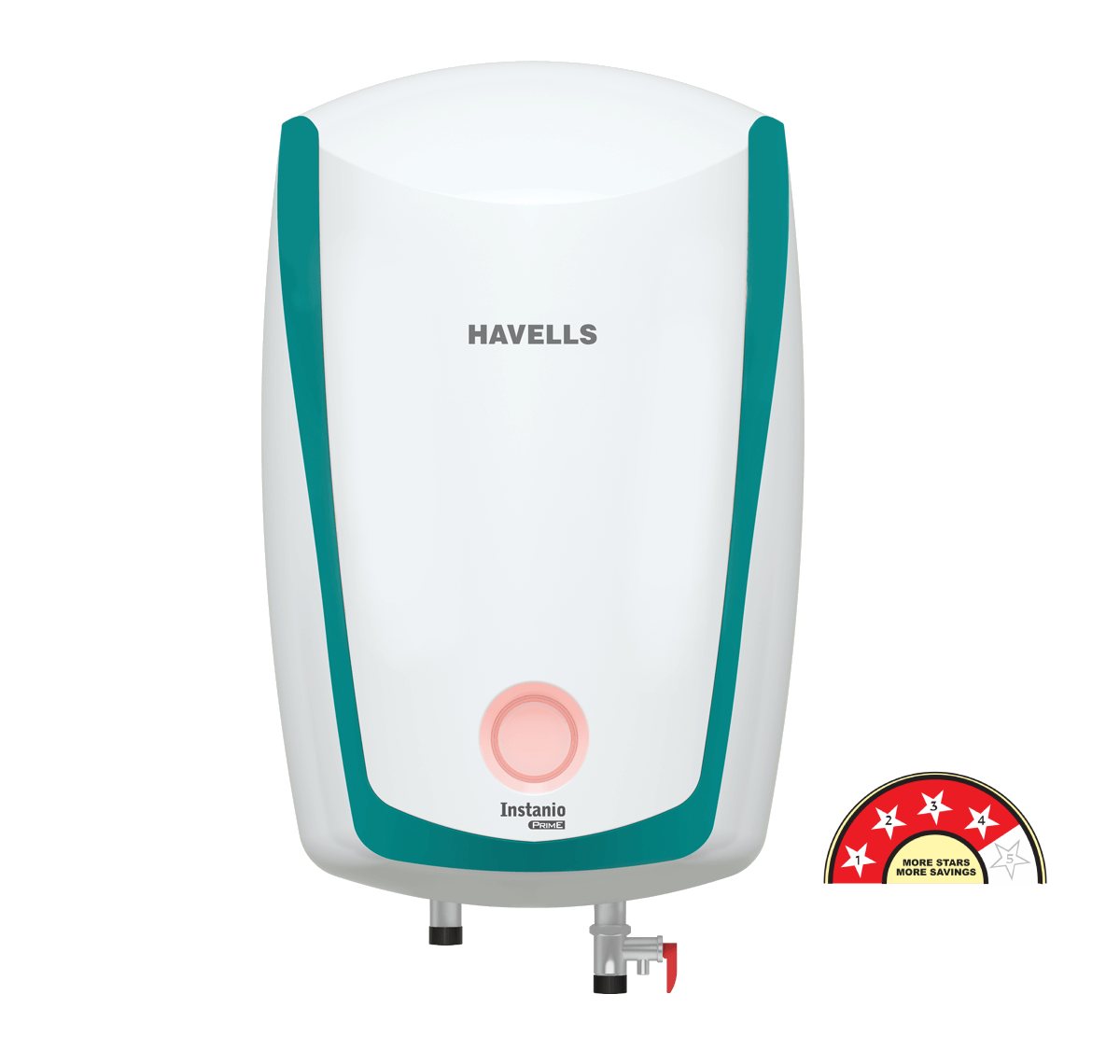 HAVELLS INSTANIO Prime 6 LITERS Electric Water Heater (White & Blue /  White& Mustard)